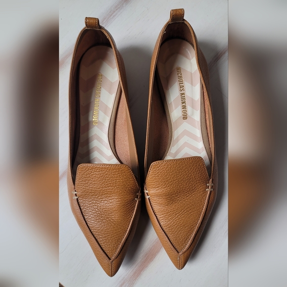 Nicholas Kirkwood Brown Beya Loafers - Picture 3 of 5